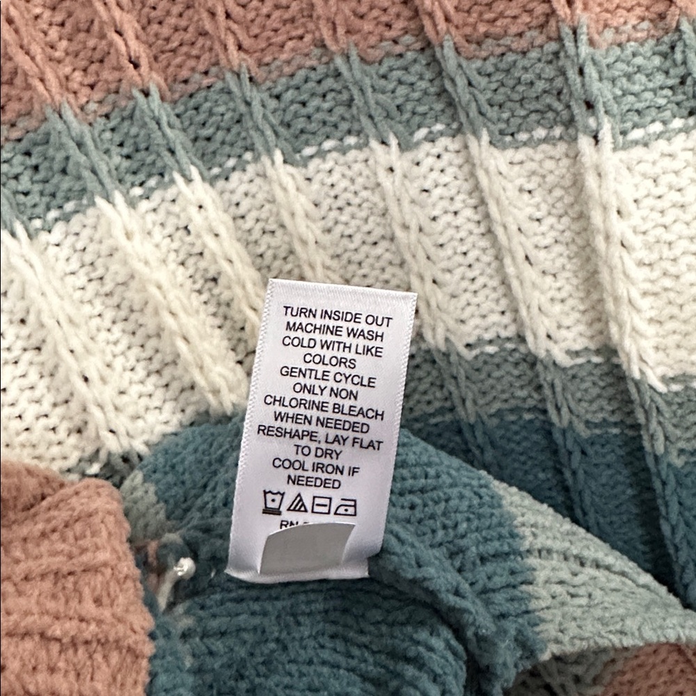 Maurices Multicolor Striped Cardigan NEW with tags! - Picture 6 of 6